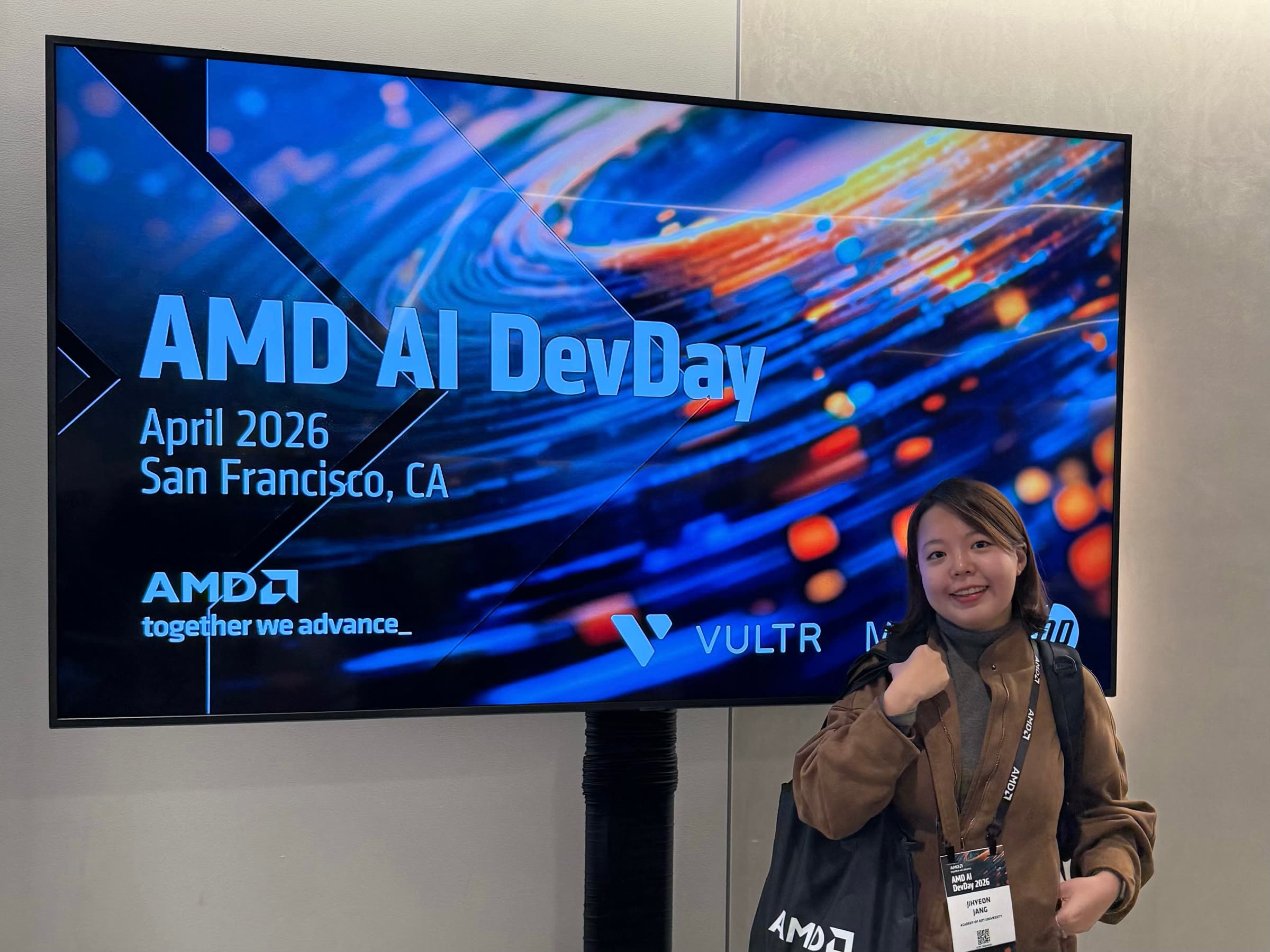 Jihyeon at AMD AI DevDay